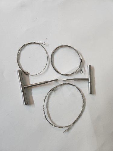 GIGLI Saw Wire Set with handle (12"+20"+30" ),Orthopedic Surgical Veterinary - Picture 2 of 5