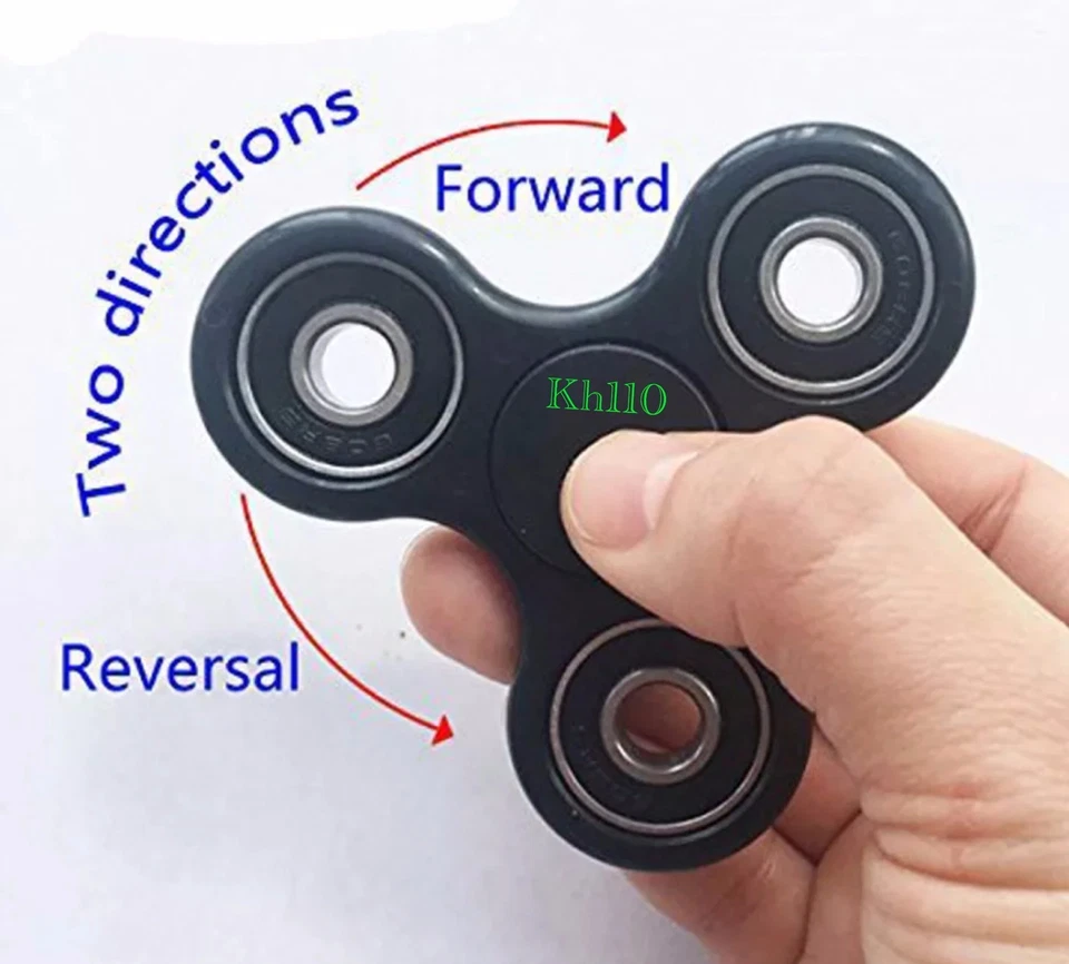 Hilanderos de mano inquietos con logotipo de equipo de la NFL de tres vías Foto 3 de 4