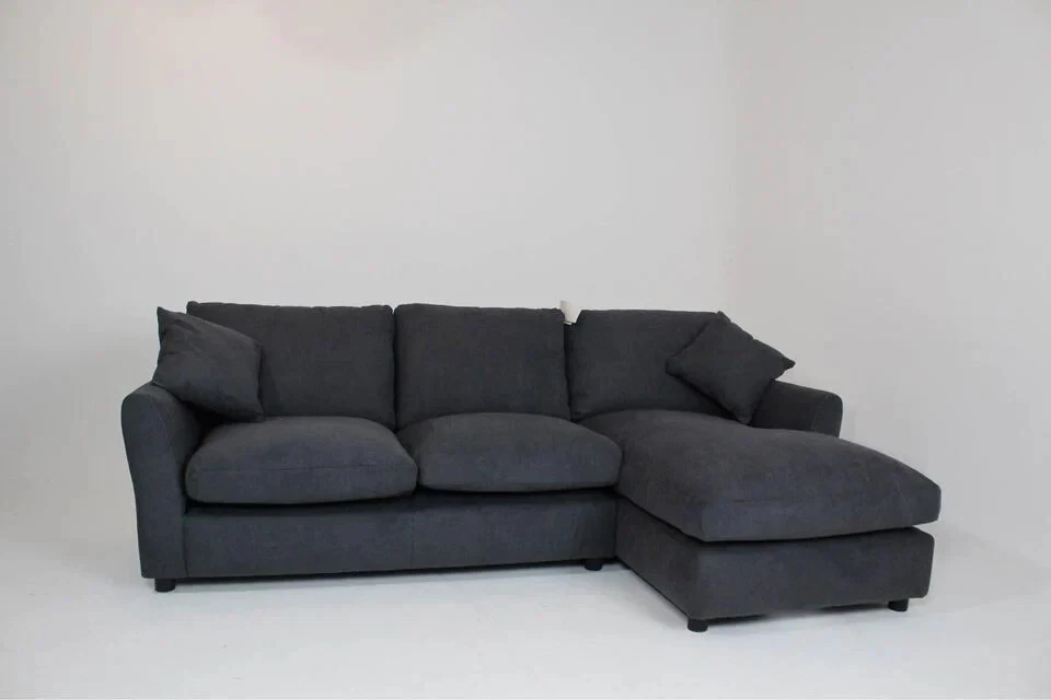 Argos Home Aleeza Fabric Right Hand Corner Sofa Charcoal RRP