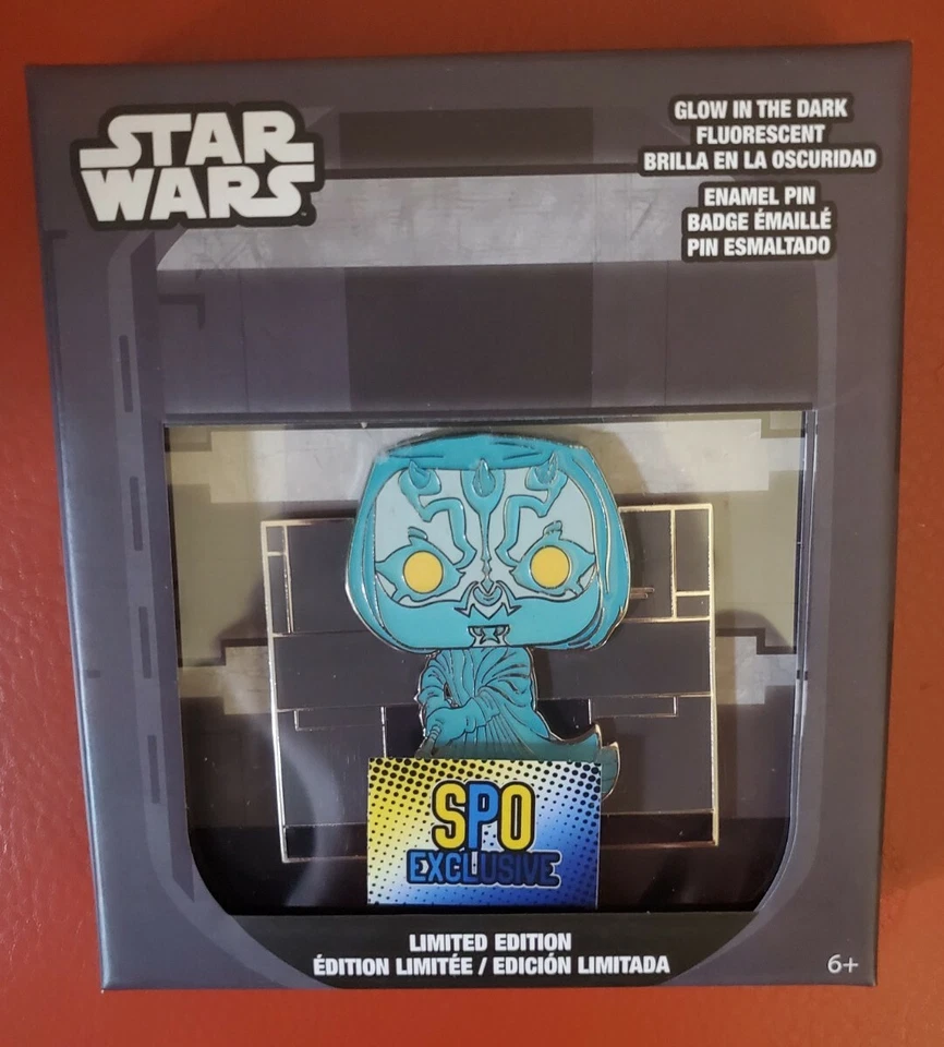 Darth Maul - Pin Funko Holográfico Exclusivo Star Wars Brilla en la Oscuridad (LE 600) Foto 2 de 4