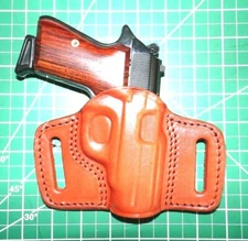 Tagua BH3-1102 RH Brown Leather 2 Slot Open Top Belt Holster Walther PPK PPK/s