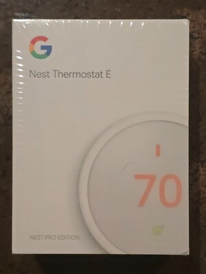Google Nest T4001ES Thermostat E Pro Edition White Sealed