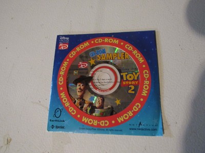 New Sealed Disney Toy Story 2 Computer CD-Rom Sampler Disc 1999 Pixar