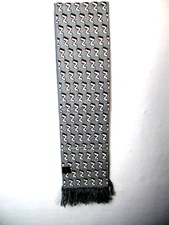 Ruffneck scarf Gray Z Gray / White 58 x 8