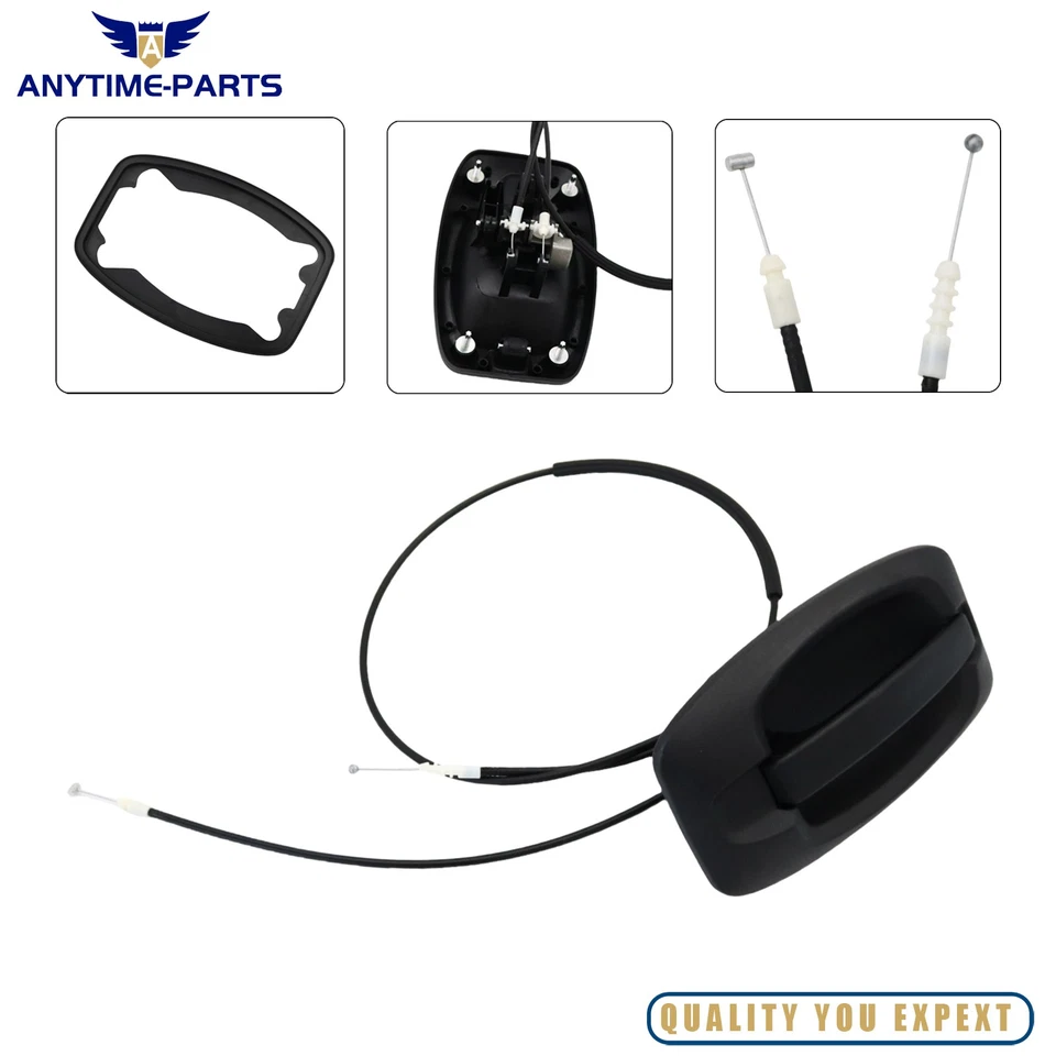 Nuevo conjunto de manija y cable de puerta corredera lateral para 14-21 Ram ProMaster 3500 2500 1500 Foto 3 de 4