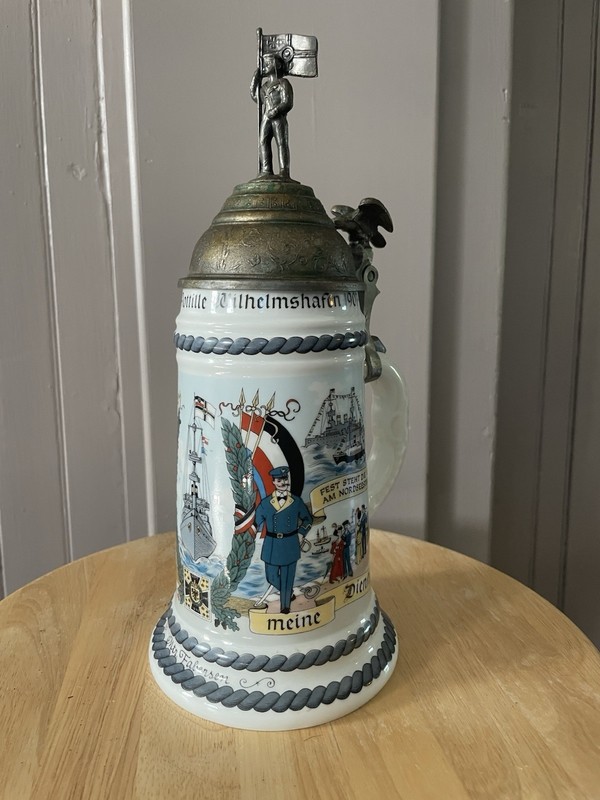 Made In Germany beer stein German Navy Torpedoboots Flottille 1907-1910