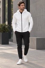 Under Armour Men s XL White Fitted Full-Zip Hooded Jacket