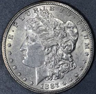 1887-S $1 MORGAN SILVER DOLLAR KM# 110 Grade:  AU++ A6130