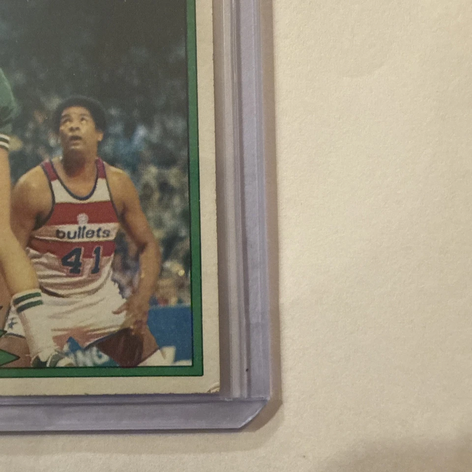 1981-82 Topps баскетбол #75 Кевин Макхейл RC Celtics HOF очень изящный - Изображение 4 из 4