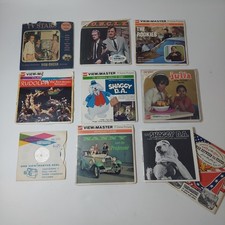 Vintage View Master Reels Lot 10 TV Shows UNCLE Julia Shaggy DA Rookies Rudolph