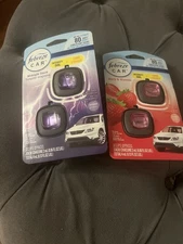 Febreze Car Air Freshener Vent Clip Midnight Storm 2 PACK