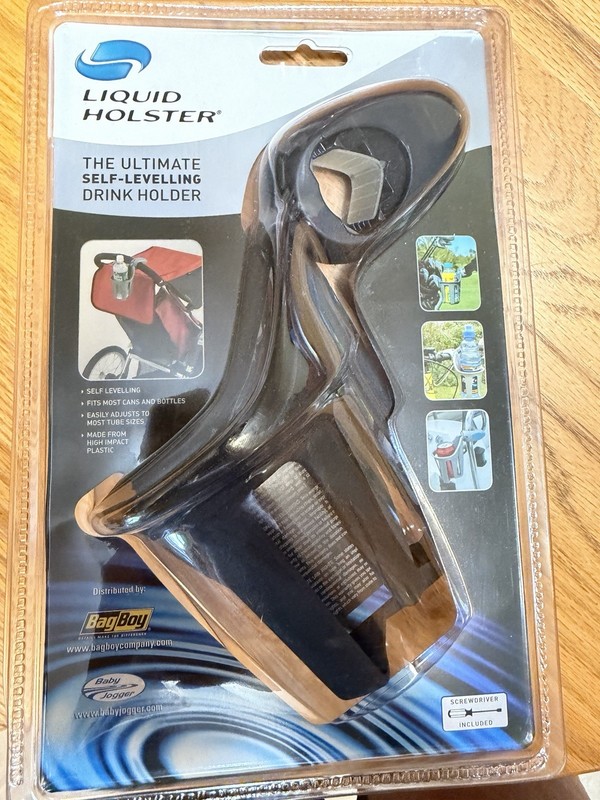 Liquid Holster The Ultimate Self-Levelling Drink Holder NEW Baby Jogger Bag Boy
