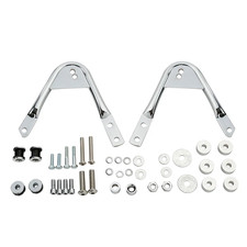 Motorcycle Detachable Two up Luggage Rack Docking Hardware Kit for Harley Tourin