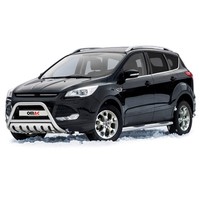 FrontbüGel FrontschutzbüGel FüR Ford Kuga II 2012-2017 Mit ABE Edelstahl Silber