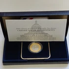 2000 Liberty of Congress Gold and Platinum Bimetallic $10 Coin in OGP w/COA