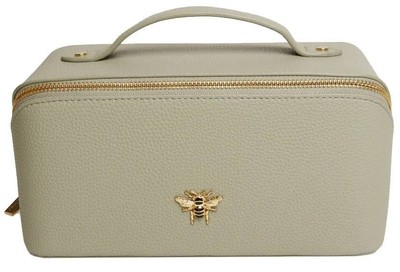 Stay Golden Isolierte Make-up-Tasche – Silber, Wasserdicht, 22,9x15,9x15,9 Cm, Veganes PU-Material