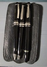 Montblanc Meisterstuck Mozart Fountain Pen (F) Ballpoint, and Pencil Set