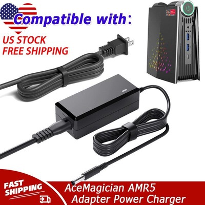 AC Adapter Charger For AceMagician AMR5 Kamrui AMR5 Mini PC Power Cord 19V PSU