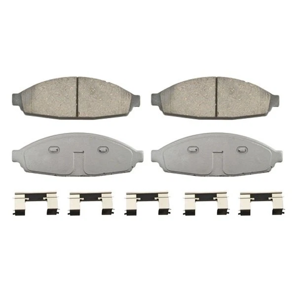 For Lincoln Town Car 03-11 Wagner ThermoQuiet Ceramic Front Disc Brake Pads Foto 2 de 4