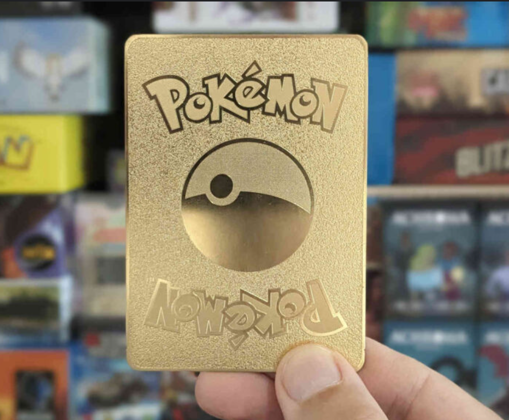 Pokemon Card Rayquaza Vmax Hyper Pokemon Gold Metal Card - CARTA