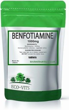 ECO-VITS Benfotiamine 1000mg High Strength Tablets – Nerve Health & Energy