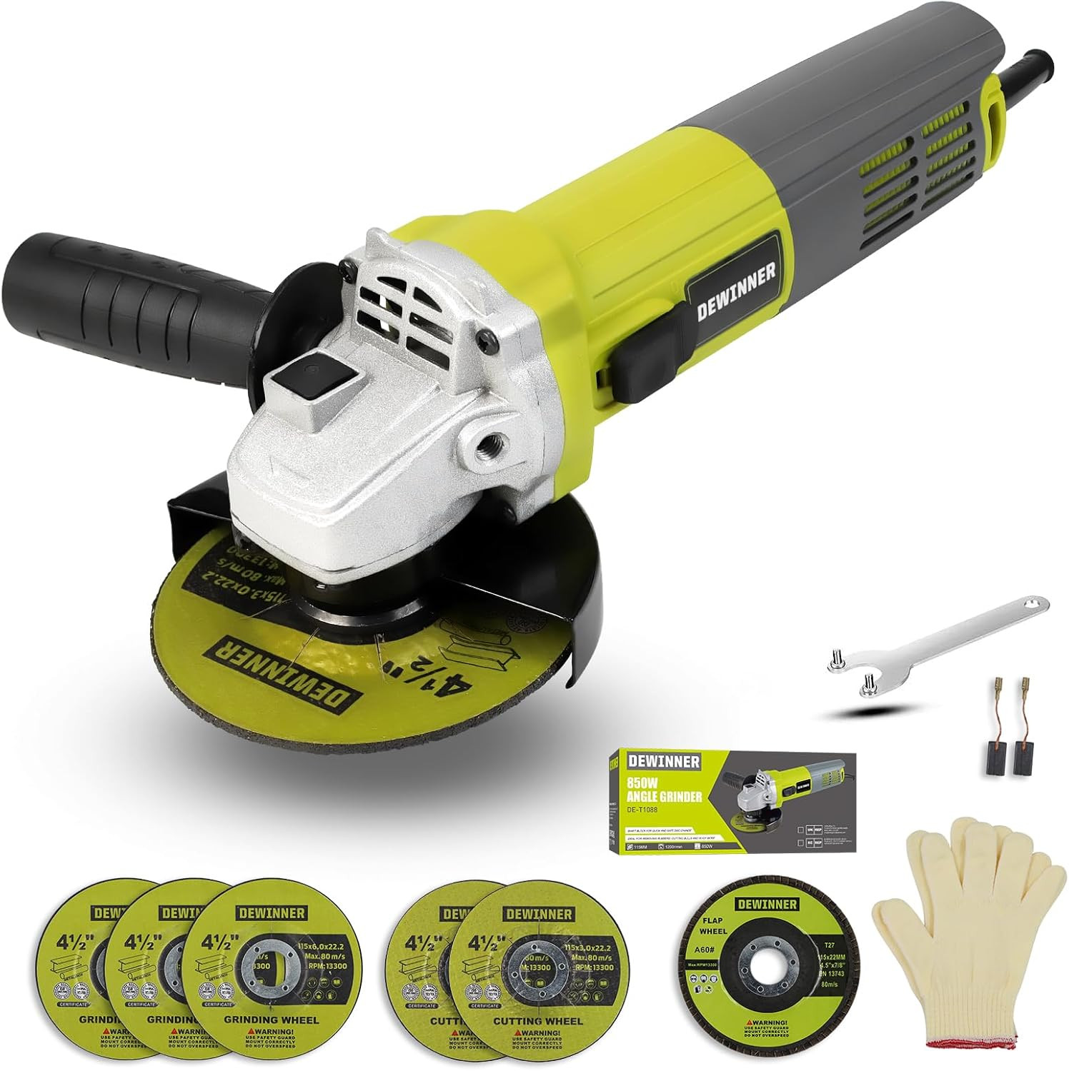 Smerigliatrice Angolare 850W Professionale 220-240V | Taglio e Molatura