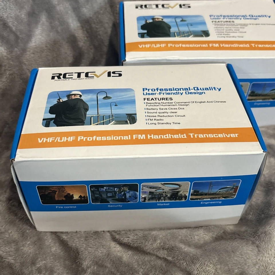 Set Of 2- Retevis RT5R Dual Band Walkie Talkie Long Range Two Way Radio 128CH - Image 2 of 4