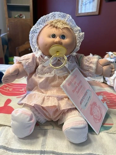 Cabbage Patch Kids - Preemie - Head Mold 4 - Sandy Blonde/Brown Hair, Brown Eyes