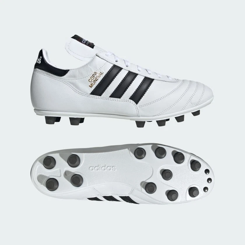 adidas Copa Mundial Men's Soccer CleatsWhiteBlackGold Made In Germany Select Sz