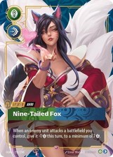 Ahri, Nine-Tailed Fox 255/298 Origins Riftbound Foil NM — live eBay listing