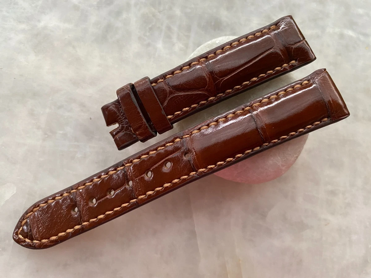 Crocodile Watch Band 18mm for sale | eBay