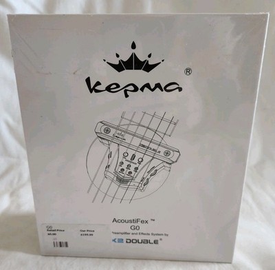 Kepma AcoustiFex Go, Acoustic Guitar Pickup, Preamp & Effects System X2 Double