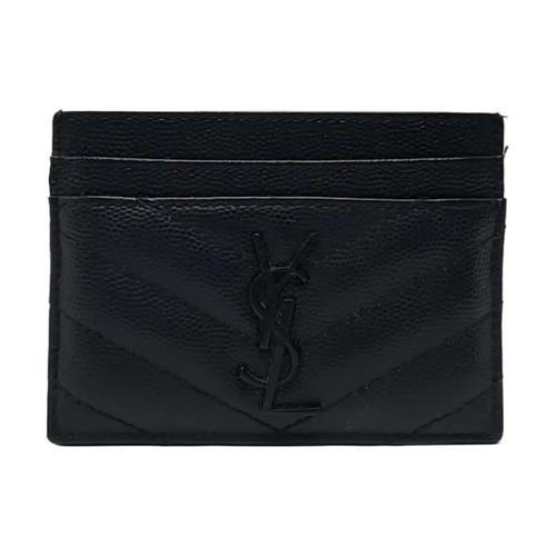 Yves Saint Laurent MONOGRAM Bags Leather Black Free Shipping | Duties Paid