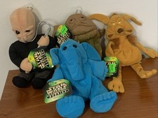 Kenner HASBRO Lot 4 Star Wars Buddies Plush 1997-98 W /Tags, Vintage 
