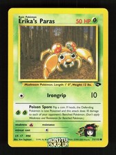 Pokemon Erika's Paras 71/132 NM Unlimited Gym Challenge