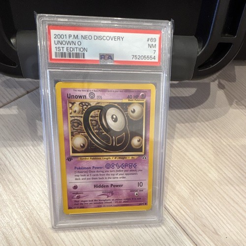 Unown [O] (1st Edition) graded PSA 7 for sale on eBay