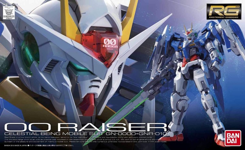 Bandai 1/144 RG 00 Raiser + GNR 010 Gunpla Model Kit