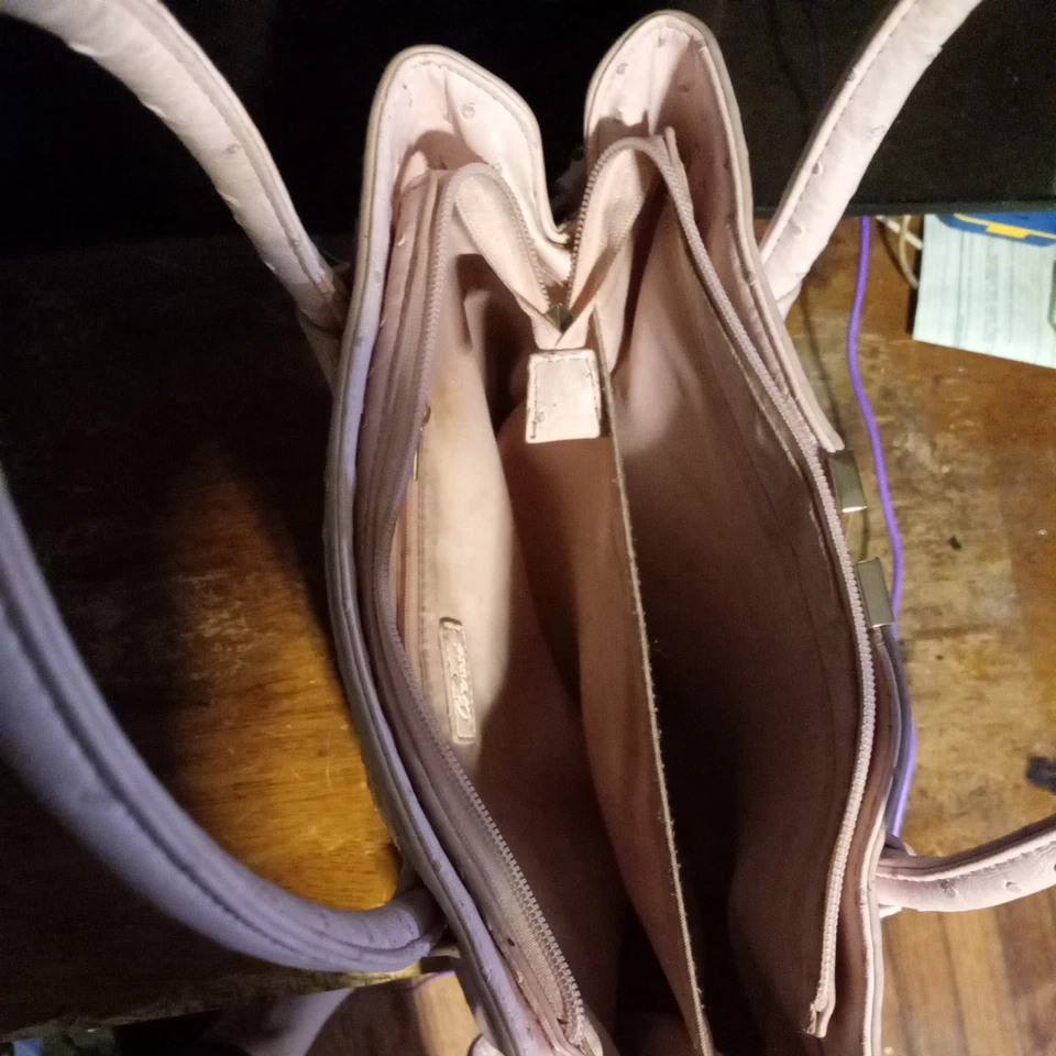 Mini Bolso de Hombro Grossi Rosa Baguette Guijarro Coqueta Femenino Mujer Bolso sin asas Foto 3 de 4