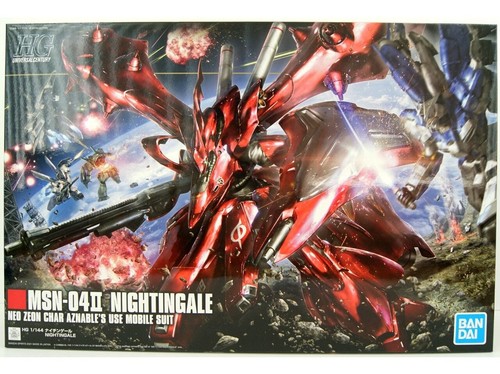 Bandai - Hguc Msn-04II Nightingale Neo Zeon Char Aznable'S Use Mobile Suit 1/14 - Picture 1 of 18