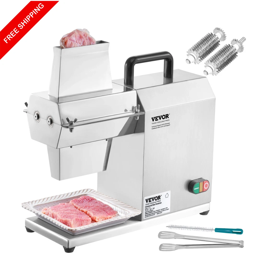 17" Electric Meat Tenderizer Machine 54 Blades 450W Commercial Meat Cuber
Opens in a new window or t