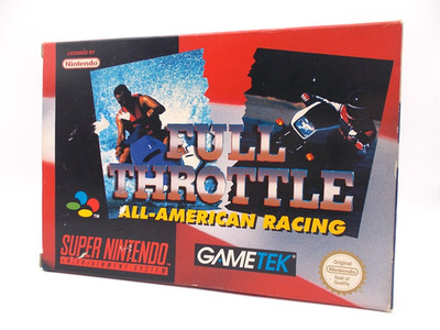 Full Throttle - SNES Super Nintendo - in OVP Box ohne Anleitung