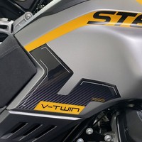 Aufkleber 3D Motorrad Kompatibel Mit Moto Guzzi Stelvio 2024-2026 Tank Side