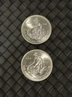 Pack Of 2 - 1985 ENGELHARD American Prospector 1 Oz .999 FINE SILVER ROUND