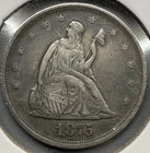 1875-P Seated Liberty Twenty Cent Piece 20c Philadelphia Silver Coin