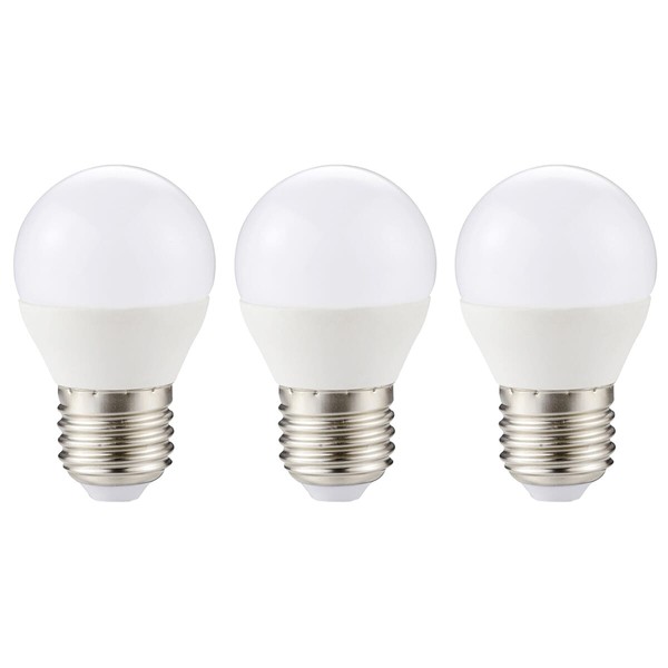 Kobi E27 Led-Lampe Globe 5W 420Lm 6000K Tageslichtweiß 3 StüCk-image