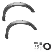 Bushwacker Pocket Rivet Style Front Fender Flares Set for 07-13 Toyota Tundra