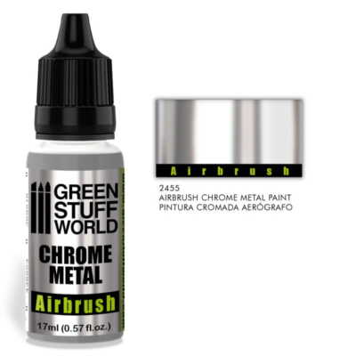 Green Stuff World 2455 Chrome Paint - Airbrush 17ml
