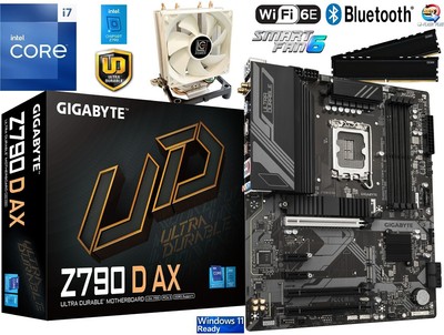 PC Aufrüstkit Intel Core i7-13700F bis 64GB DDR5 mit TPM 2.0 GIGABYTE Z790 AX