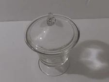Vintage Fostoria Century Small covered Candy DIsh Jar with lid pressed glass