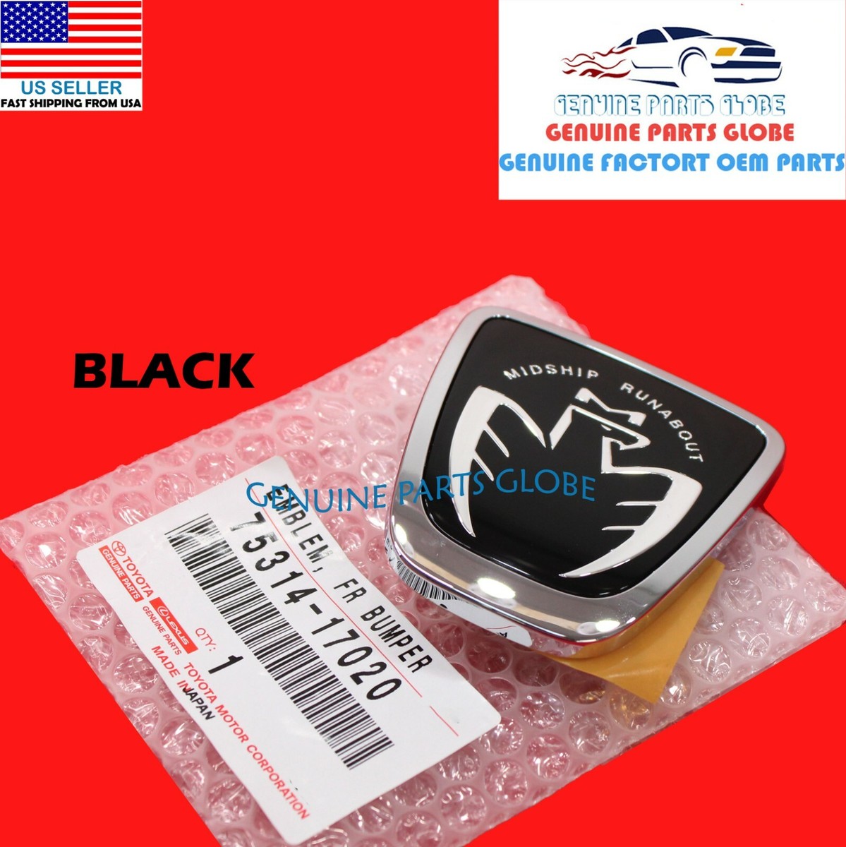 ずとまよ エンボスプレート 仙台 SENDAI Embossed Plate GENUINE OEM TOYOTA 00-07 MR2 JDM BLACK MIDSHIP RUNABOUT